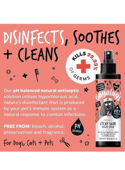  BUGALUGS Antiseptic Itchy Skin Spray 200ml (6.8 Fl Oz)-2