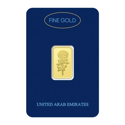 Dubai Gold 5 Grams Pure 999.9 Fine Gold Bar-3