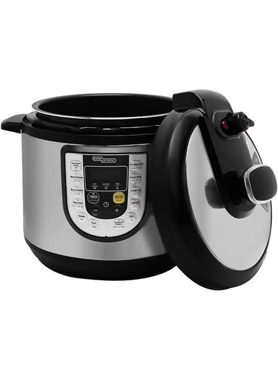 SUPER GENERAL Electric Pressure Cooker 6.0 L 1000.0 W SGEC60DM Silver/Black-2