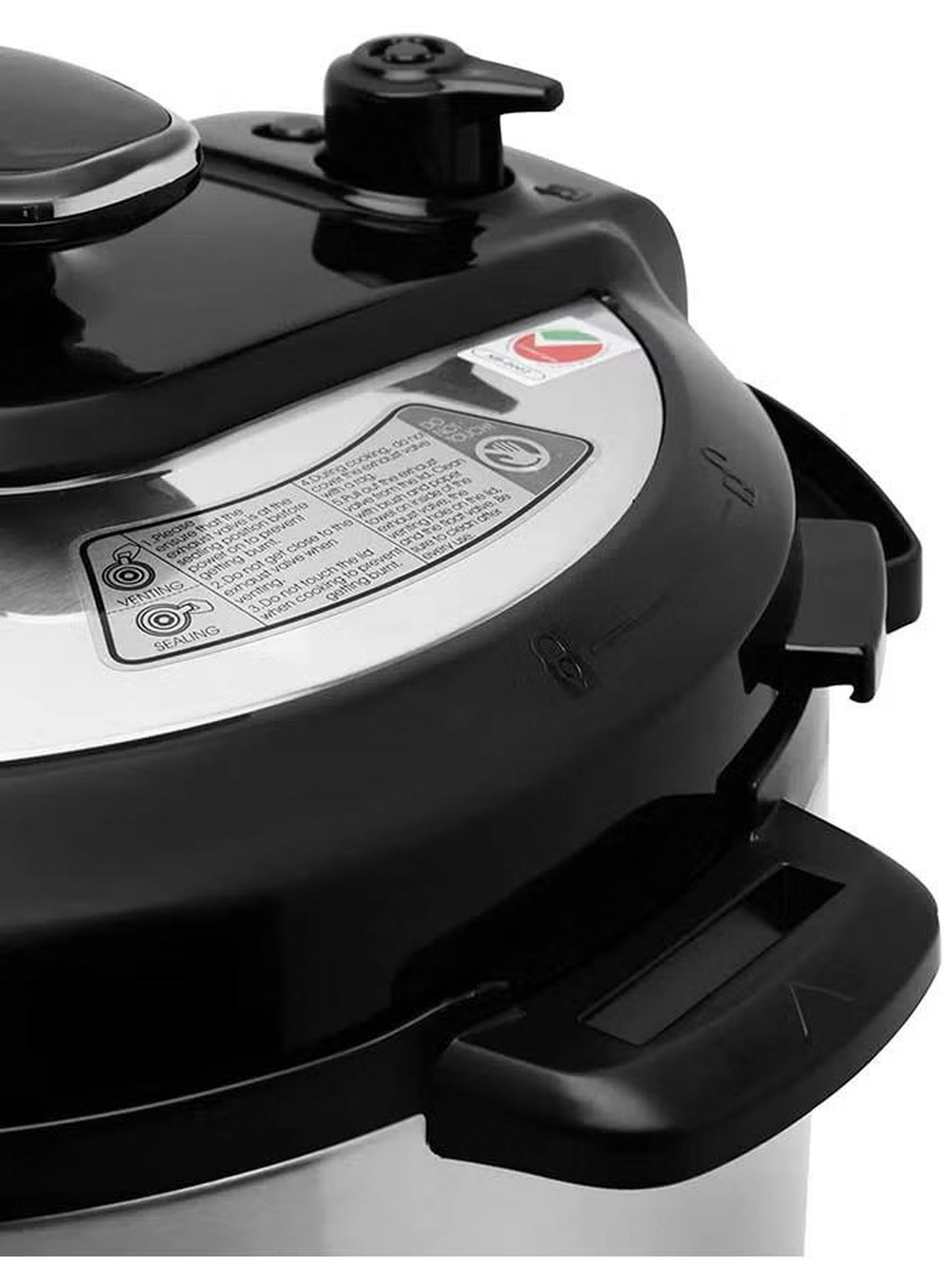SUPER GENERAL Electric Pressure Cooker 6.0 L 1000.0 W SGEC60DM Silver/Black-4-4