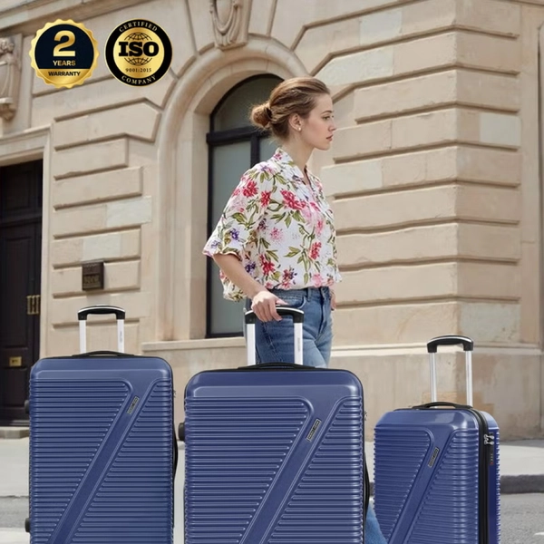 Para John AERIS 3-Piece Hard Shell Luggage Set | ABS+PC Travel Suitcases with 8 Spinner Wheels