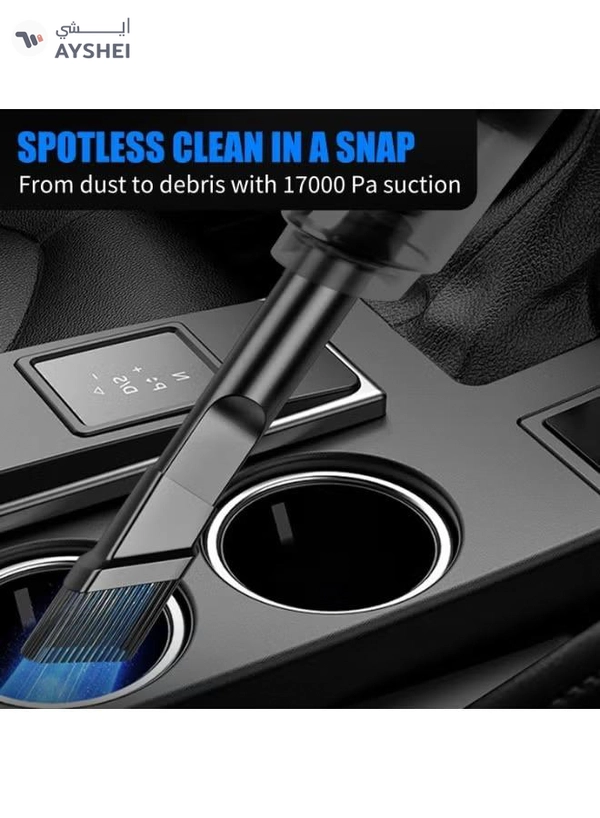 Eworld Portable Cordless Car Vacuum Cleaner 48Vf – High-Power 3-in-1 Handheld Mini Vacuum 