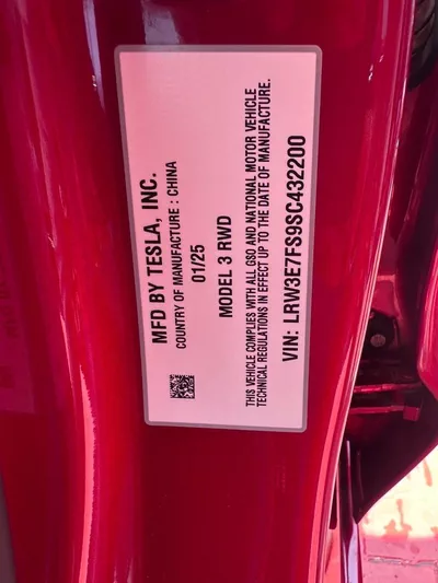 Tesla Model 3 Base Tesla Model 3 Standard 2025 GCC specs | Under Warranty-11
