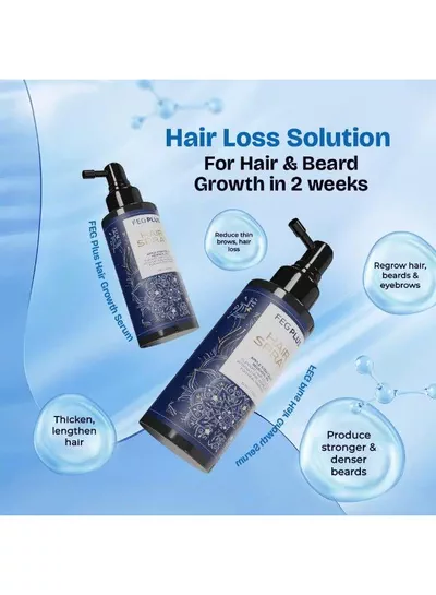 FEG PLUS Natural Hair Care Spray FEG PLUS combines selected hair-care ingredients with Apple Stem Cells and Redensyl 5% in a convenient spray formula, making it an easy addition to your everyday hair-care routine.-3