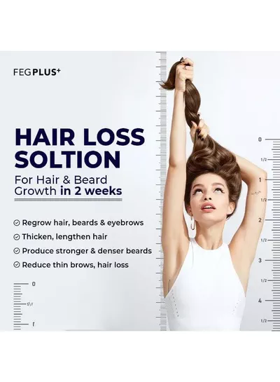 FEG PLUS Natural Hair Care Spray FEG PLUS combines selected hair-care ingredients with Apple Stem Cells and Redensyl 5% in a convenient spray formula, making it an easy addition to your everyday hair-care routine.-5