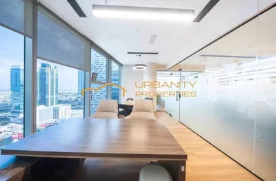 Fully Furnished Office | High Floor | Canal View | 3 Parking | Multiple options available-7