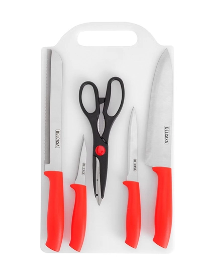 Delcasa 6-Piece Kitchen Tools Set with Cutting Board- DC3207-0