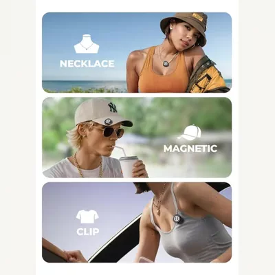 Hollyland LARK M2 Wireless Microphone for iPhone, Android and Camera, 48KHz 24Bit Hi-Fi Audio, 1000ft LOS Range, Noise Cancellation, 40H Duration for Vlogging Lark M2 Black-5