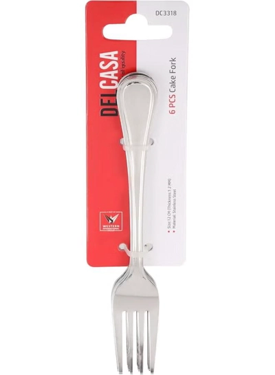 Delcasa DC3318 Cake Fork 6-Pieces-4