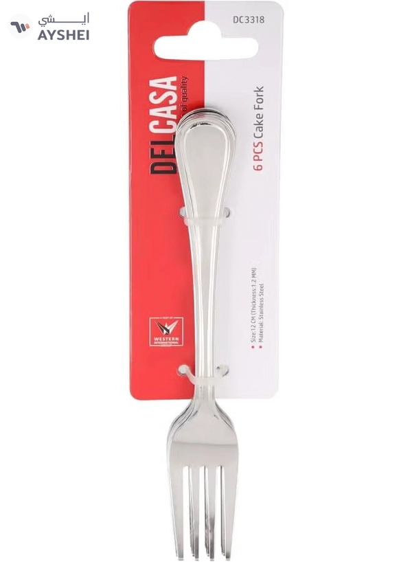 Delcasa DC3318 Cake Fork 6-Pieces
