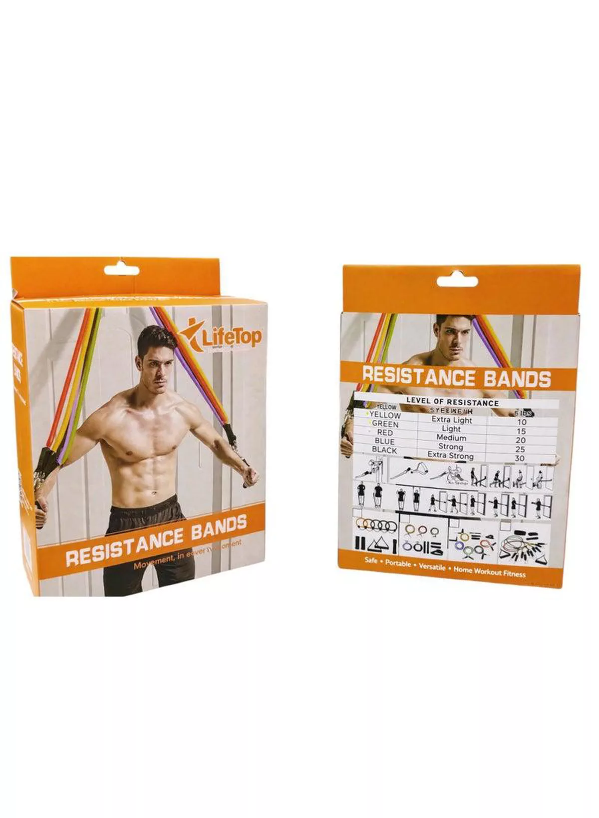 Adjustable Resistance Bands Home Gym Exercise Set Create your own home gym with adjustable resistance bands, non-slip handles, ankle straps, and a secure door anchor. Ideal for strength training, fitness, muscle building, toning, and everyday workouts.-2-2