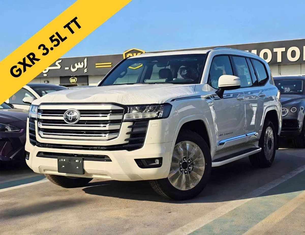 Toyota Land Cruiser GXR TWIN TURBO / 3.5L V6 PETROL/RADAR/ 12.3"DVD WITH JBL SPEAKERS / COOL BOX (CODE # GXR3HH)