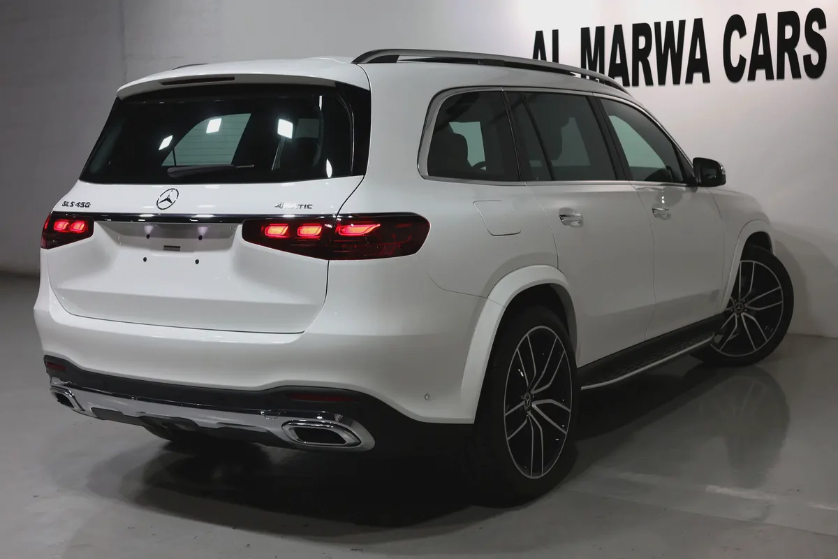 MERCEDES-BENZ GLS 450-NIGHT PACKEG 14000KM ONLY 5 YEAR WARRANTYSERVICE CONTRACT GARGASH-GCC SPE-2-2