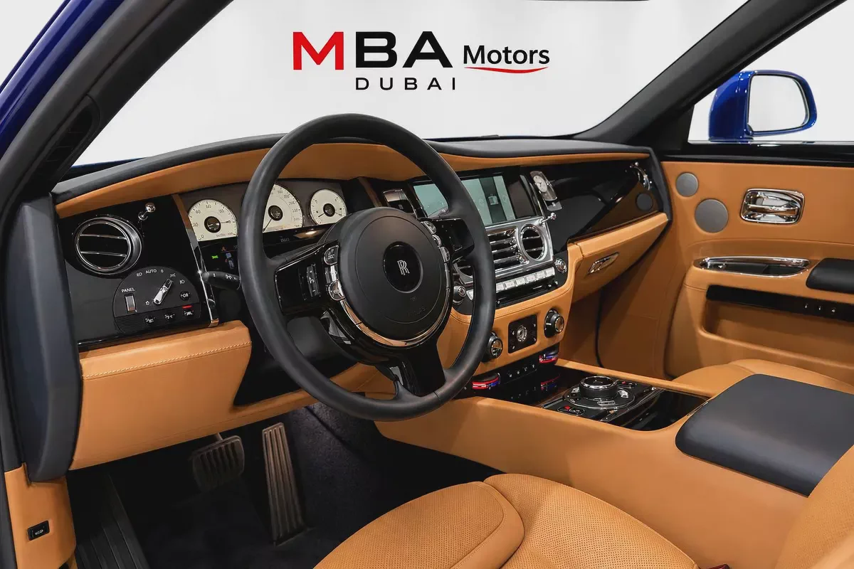 2016 Rolls-Royce Ghost Black Badge - GCC Specs -42,000 kms-10-10