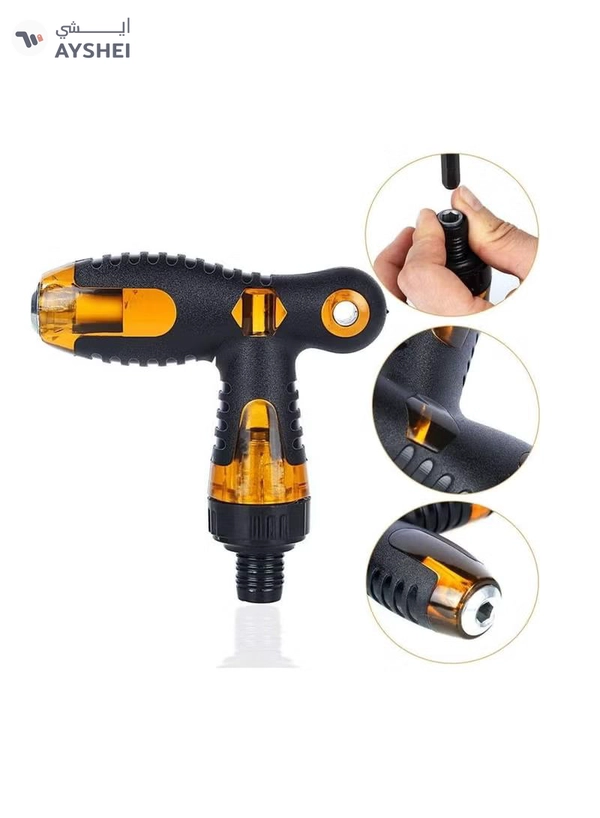ABBASALI Screwdriver Handle Ratchet Wrench T Handle Screw Driver Kit