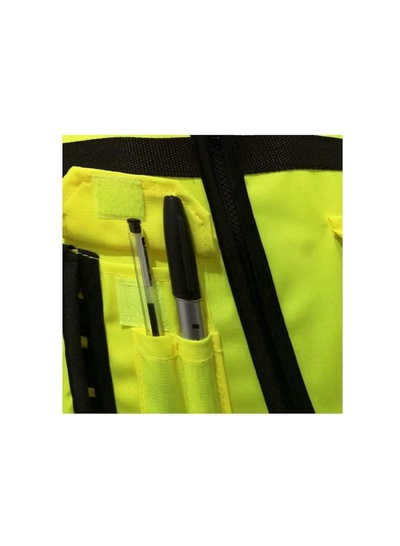 ABBASALI Vest Pocket Men's High Visibility Safety Printed-5