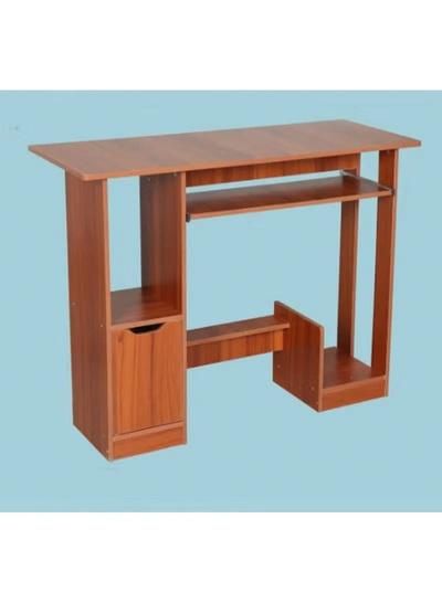 DubaiGallery Desktop Computer Desk with Storage Rack,Simple Durable Office Desk Versatile Compact Laptop Table for Home Bedroom Office-2