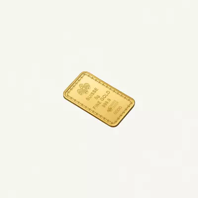 PAMP Suisse Diwali Lakshmi and Sacred Cow Gold 5 gram Bar-2