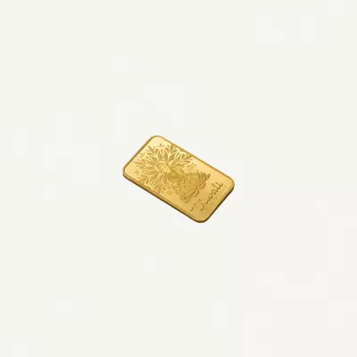 PAMP Suisse Diwali Lakshmi and Sacred Cow Gold 5 gram Bar-1