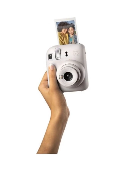 FUJIFILM Instax Mini 12 Instant Film Camera With Pack Of 20 Films Clay White-3
