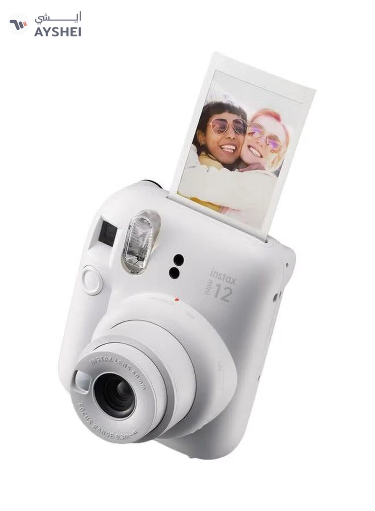 FUJIFILM Instax Mini 12 Instant Film Camera With Pack Of 20 Films Clay White-4-4