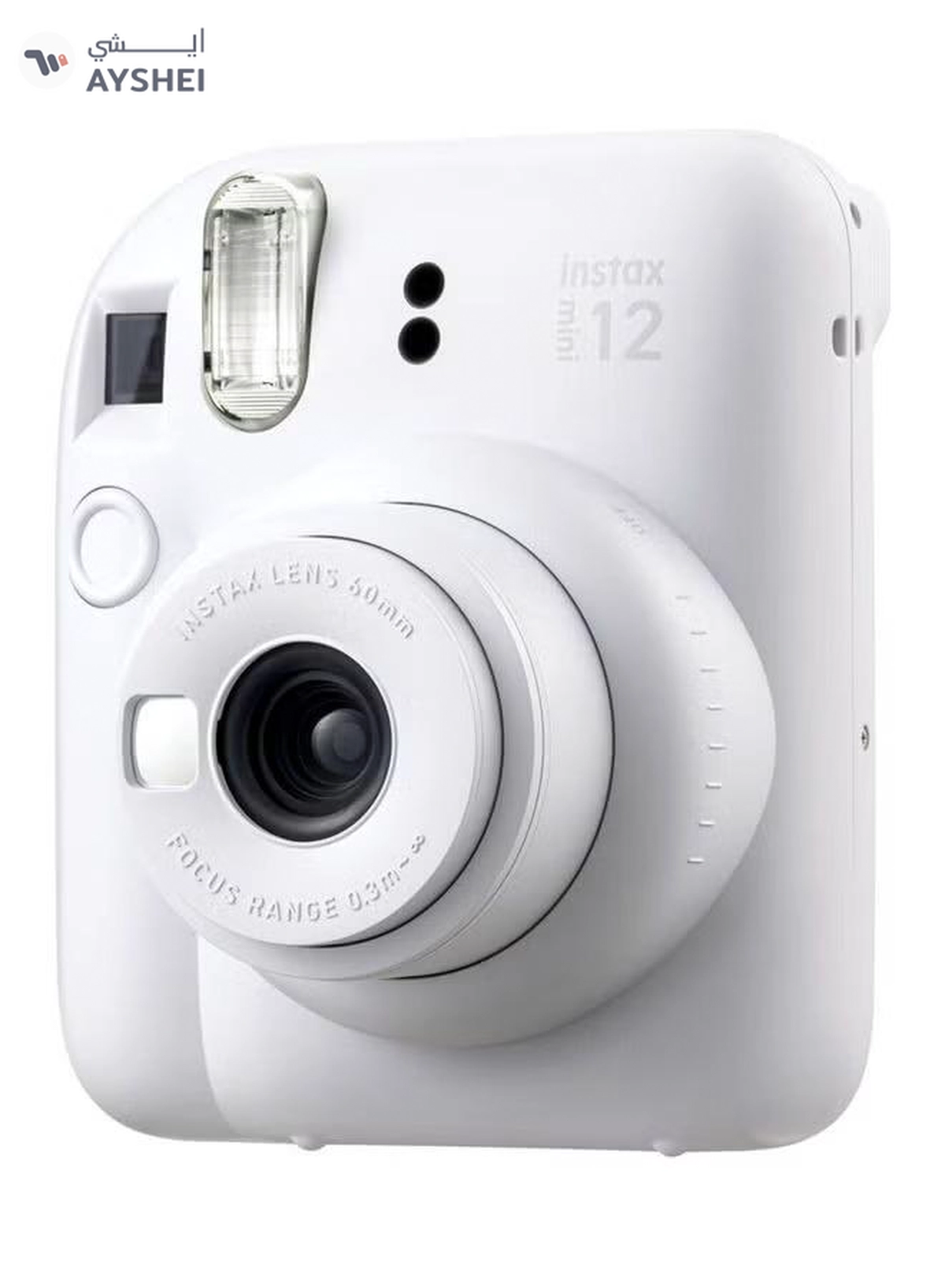 FUJIFILM Instax Mini 12 Instant Film Camera With Pack Of 20 Films Clay White-1-1