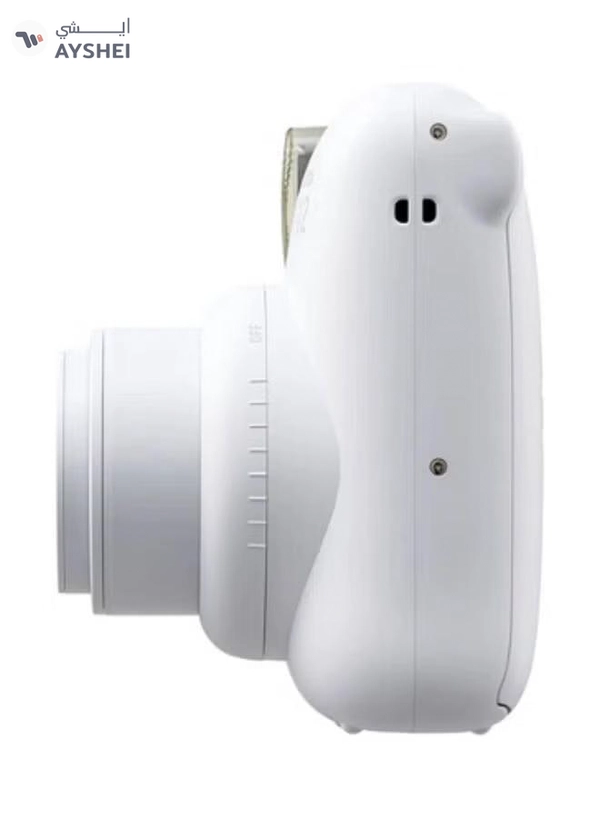 FUJIFILM Instax Mini 12 Instant Film Camera With Pack Of 20 Films Clay White