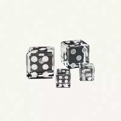 Set of Dice Small: 10 x 5 x 5cm Large: 10 x 10 x 10m-0