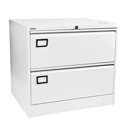 Lateral Filing Cabinet, 2 Drawers, High Quality-0