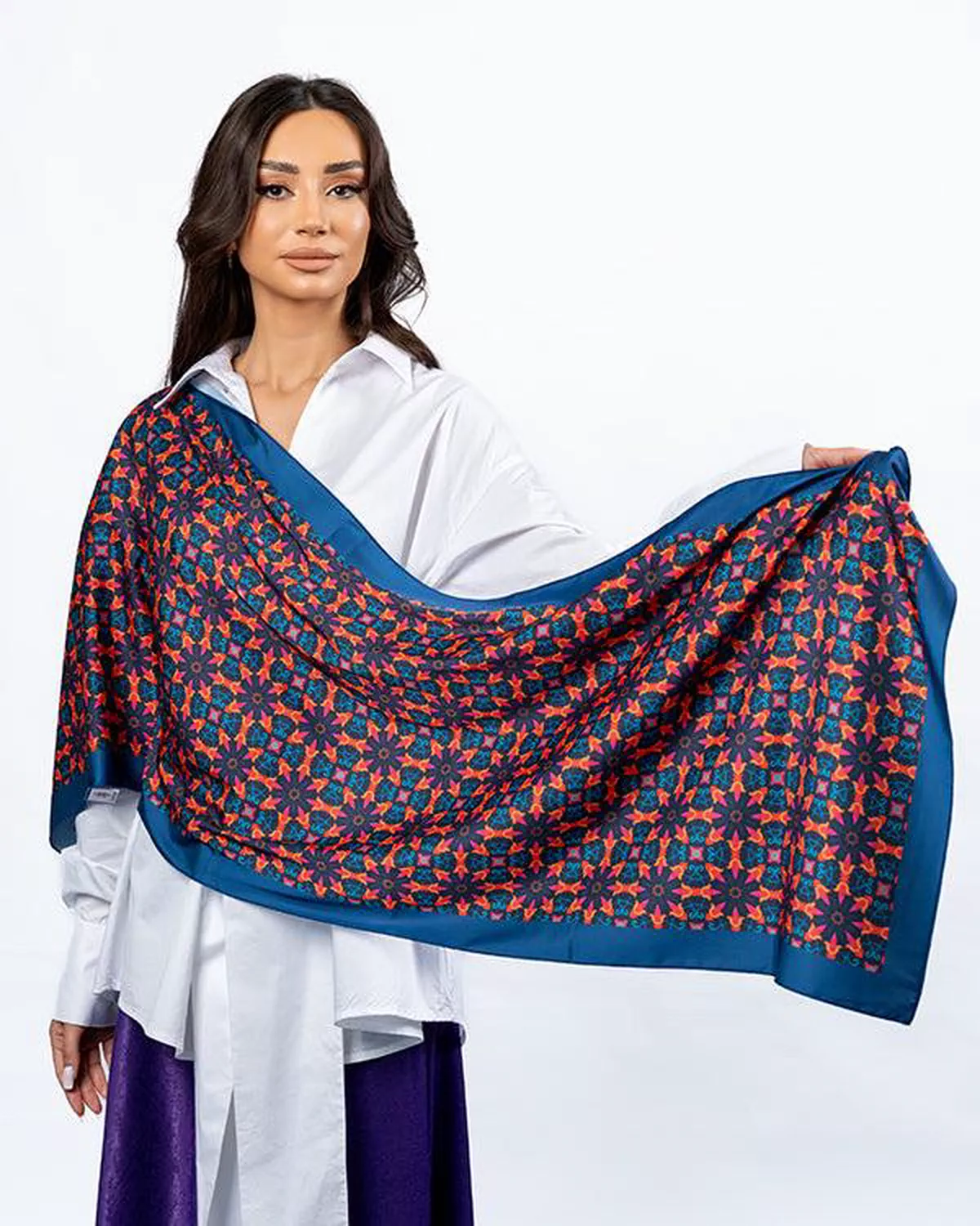 Silk Road - Ancient Nakhchivan Scarf (Small)-2-2