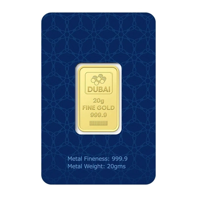 Dubai Gold 20 Grams Gold Bar 24KT-1