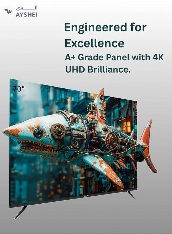 VIDEOCON 70-Inch Edgeless QLED 4K UHD Smart TV, WebOS Hub, A+ Grade Panel, Magic Remote, Dolby Audio, Bluetooth Connectivity - E70QLWO1100 Black