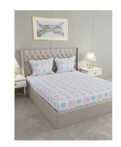 Raymond Home King Flat Sheet Super Soft 120 TC Pure Cotton-0
