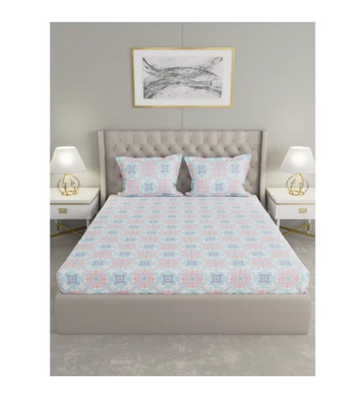 Raymond Home King Flat Sheet Super Soft 120 TC Pure Cotton-1
