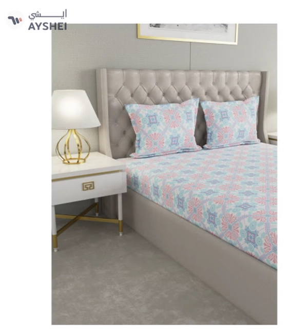 Raymond Home King Flat Sheet Super Soft 120 TC Pure Cotton