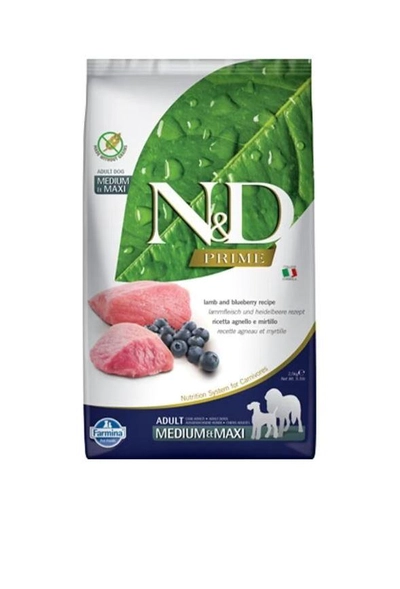Farmina N&D Adult Medium Lamb & Maxy Blueberry Dog Food, 2.5Kg-0