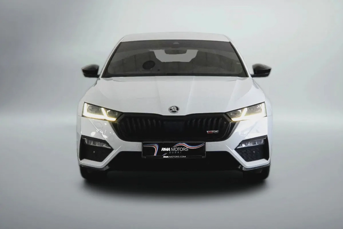 1,875 AED  / months | 0% DP | 2022 Skoda Octavia VRS / Full Skoda Service History  Warranty-2-2