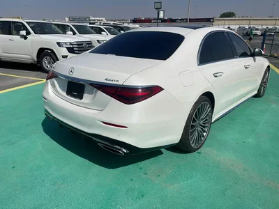 2024 Mercedes-Benz S 500 White Sedan-1