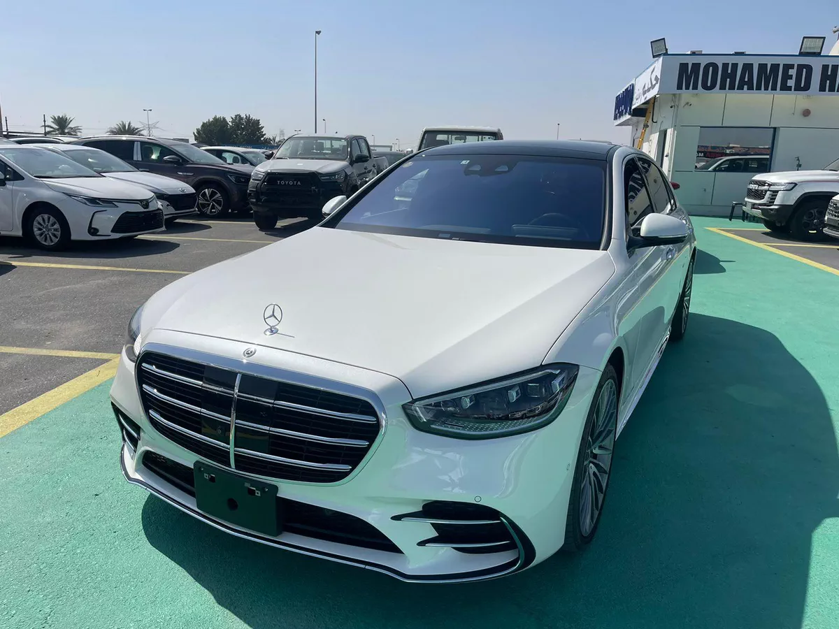 2024 Mercedes-Benz S 500 White Sedan