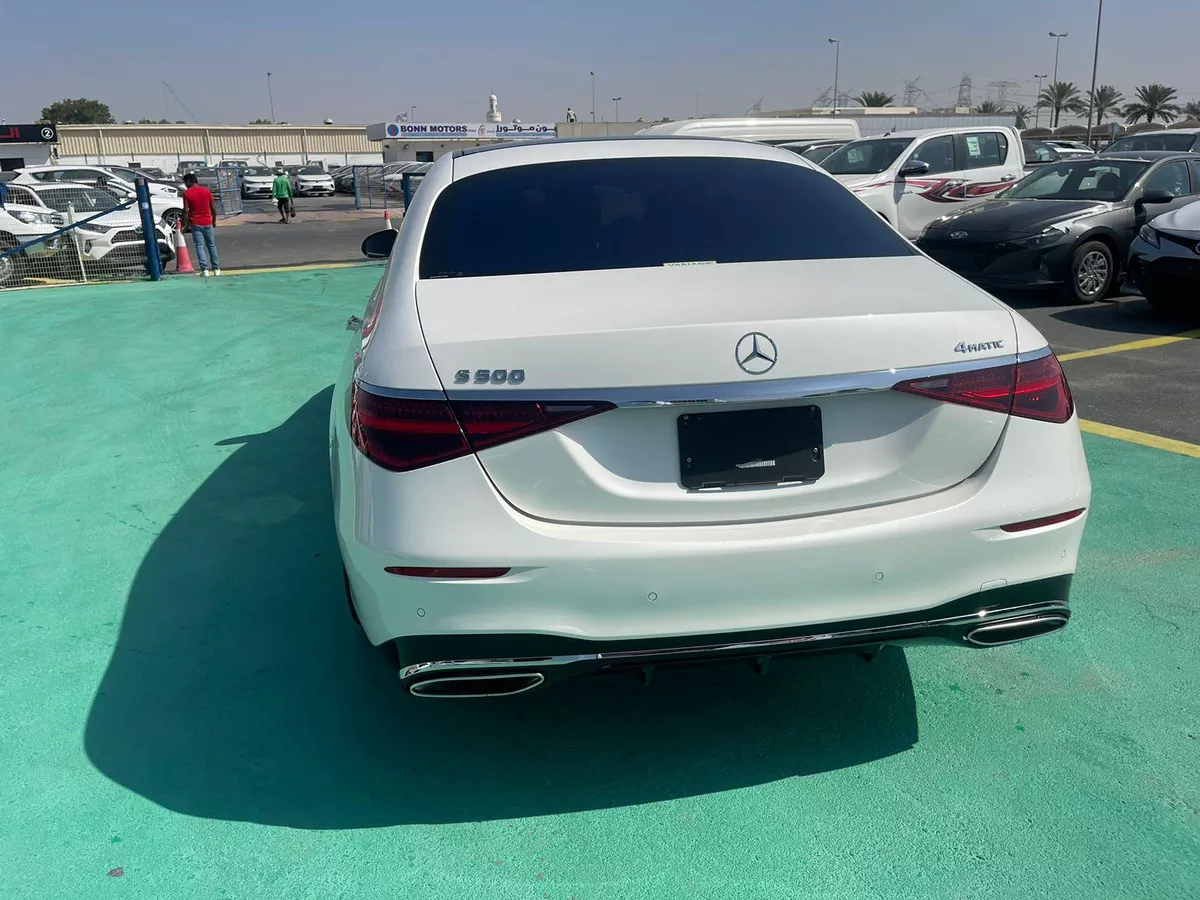 2024 Mercedes-Benz S 500 White Sedan-6-6