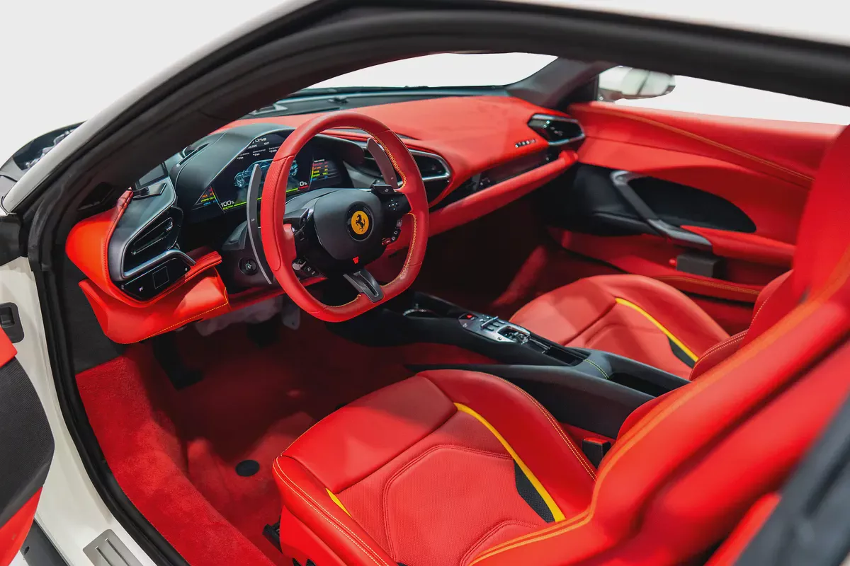 296 GTB | FRONTLIFT | TWO TONE INTERIOR | ENGINE COVERS IN CARBON FIBRE | MATTE GREY WHEELS-7-7