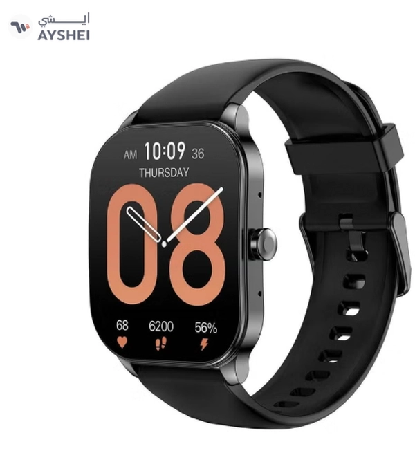 Amazfit Pop 3s Ultra-large 1.96" HD AMOLED Display,Fashionable Curved