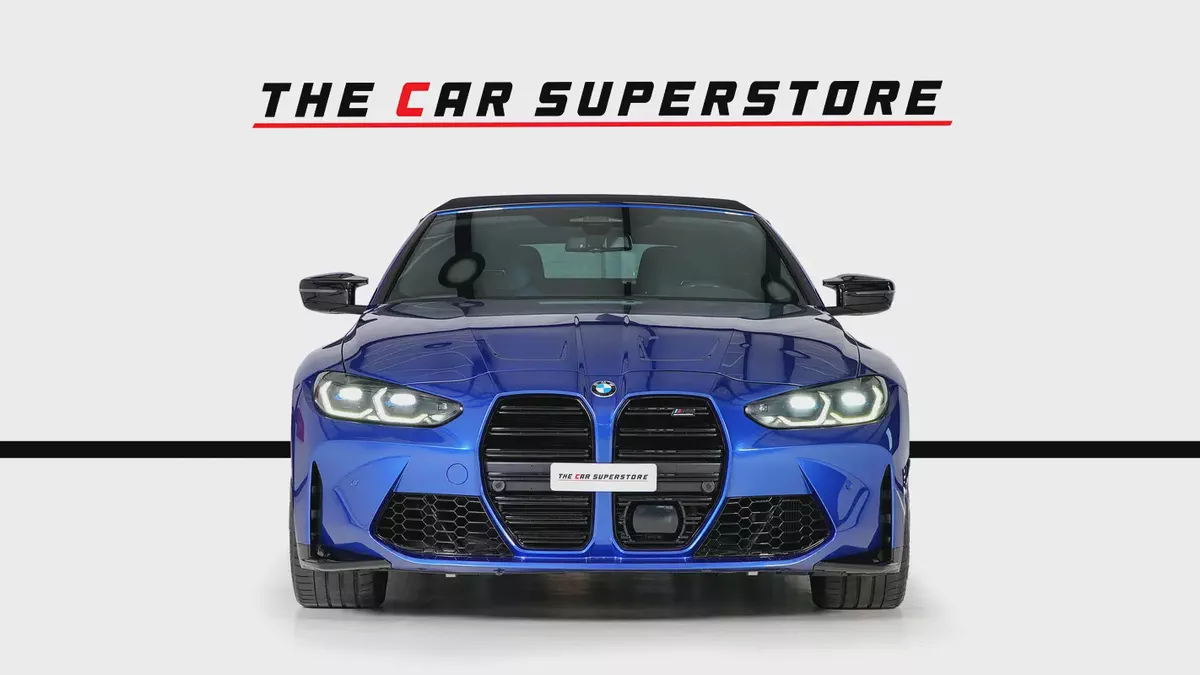 BMW M4 Competition X-Drive Convertible-Special Color-Shadow Line Exterior Look-2-2