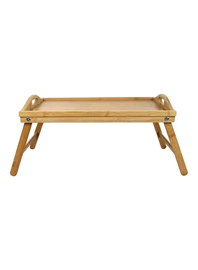 Greenco Foldable Breakfast Table Brown-0