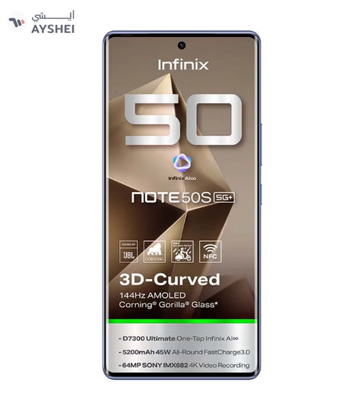 Infinix Note 50 S Dual SIM Marine Drift 8GB RAM 256GB 5G - Middle East Version-5-5
