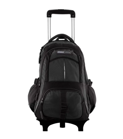 PARAJOHN Unisex Rolling Trolley Backpack with Adjustable Strap-0