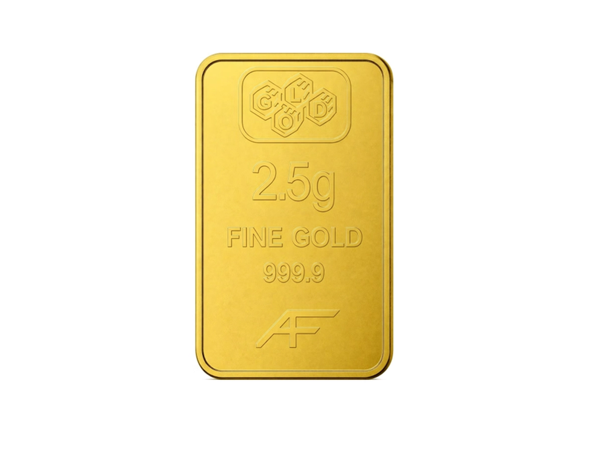 24K Gold Bar 2.5 gram Gold Bar Al Fardan UAE (999.9% Pure Gold)-0-0