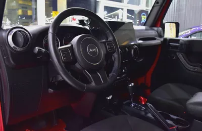 EXCELLENT DEAL for our Jeep Wrangler Sport ( 2017 Model ) in Red Color GCC Specs-11