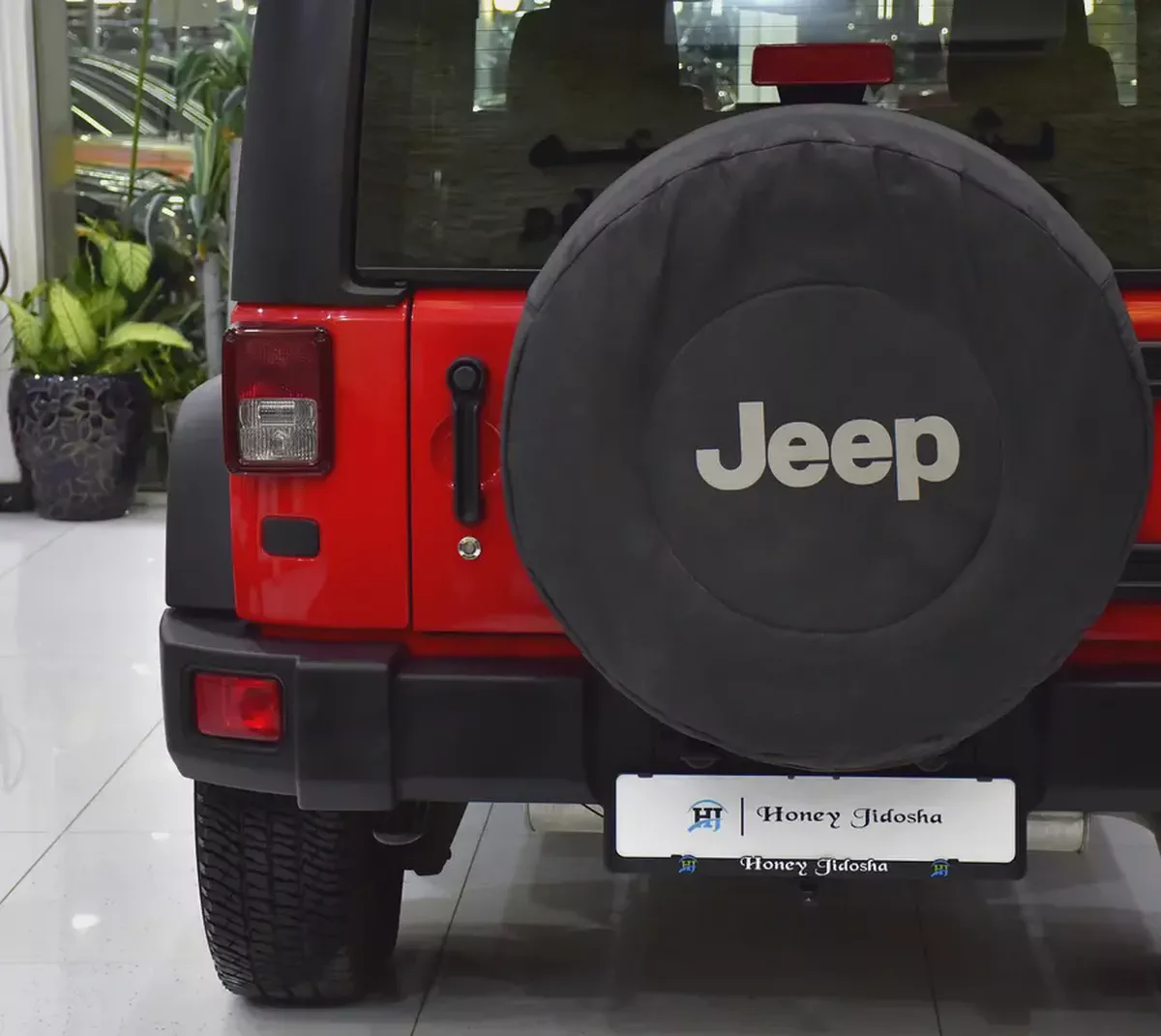 EXCELLENT DEAL for our Jeep Wrangler Sport ( 2017 Model ) in Red Color GCC Specs-7-7