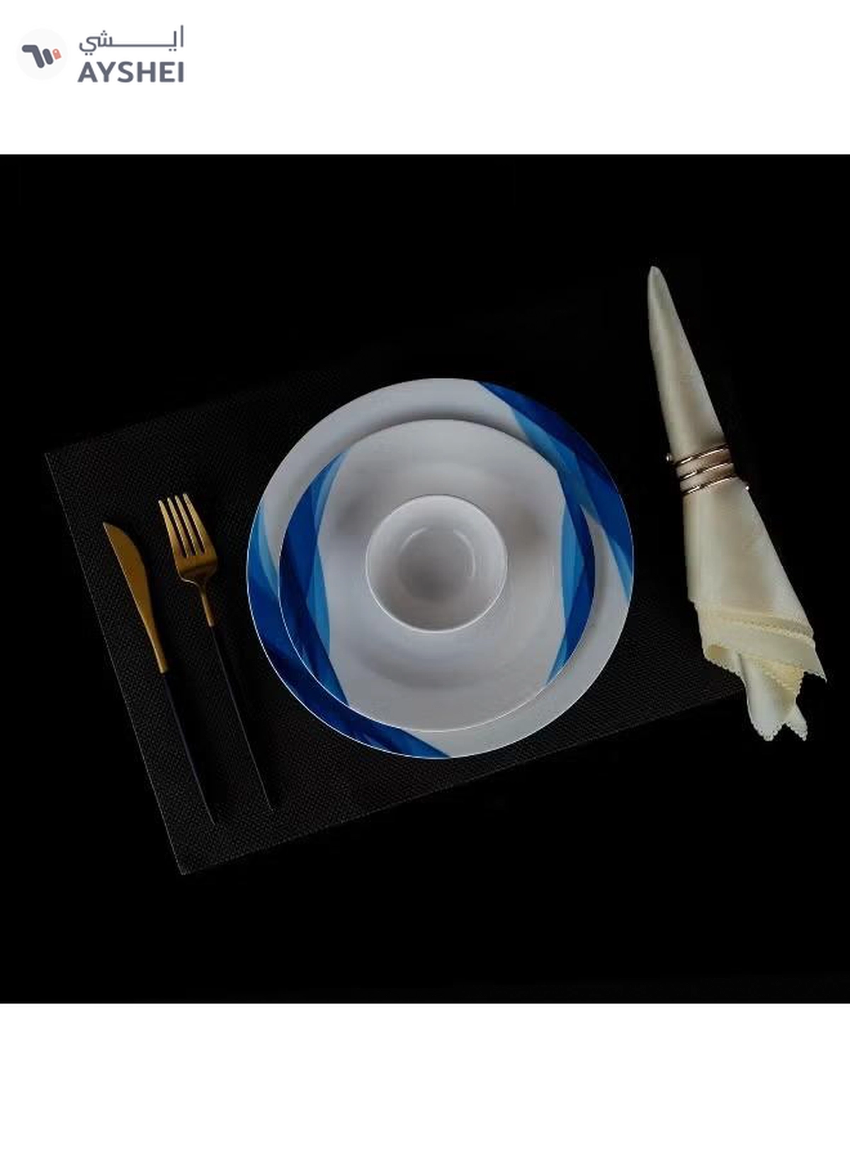 Delcasa DC2152 Melamine Ware Dinner 14-Pieces Set-4-4